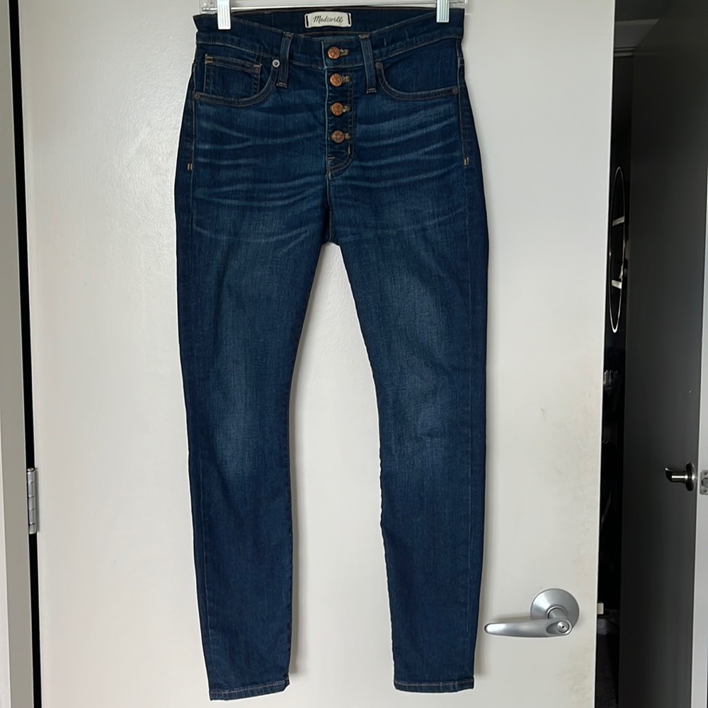 Madewell 9” high rise skinny jean